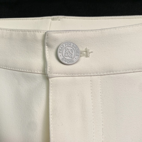 G/FORE Shadow Stretch 5-Pocket Trouser Pants — Chalk White — sz. 4 NWT - Picture 5 of 9